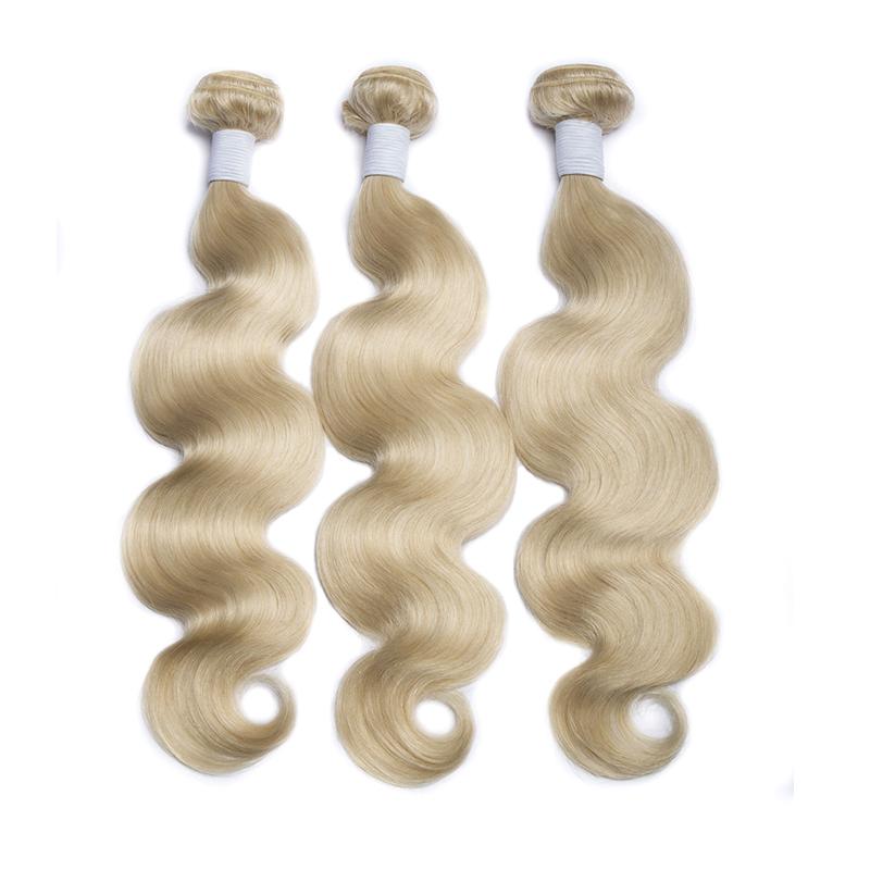 Lokis Wig Remy Hair 1 Blonde Bundle Body Wave 